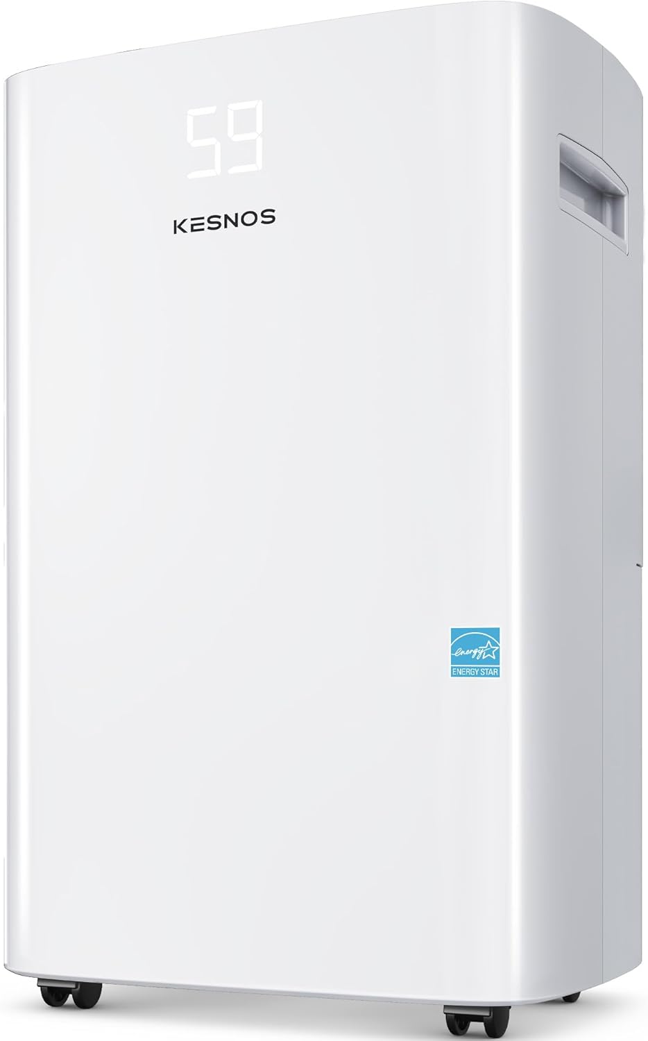 Kesnos 5,000 Sq. Ft. Most Efficient Energy Star 2025 Dehumidifier for Home, 80 Pints Dehumidifier with Drain Hose for Basement, Bedroom, Bathroom, Room, Featuring Front Display, 24H Timer Function