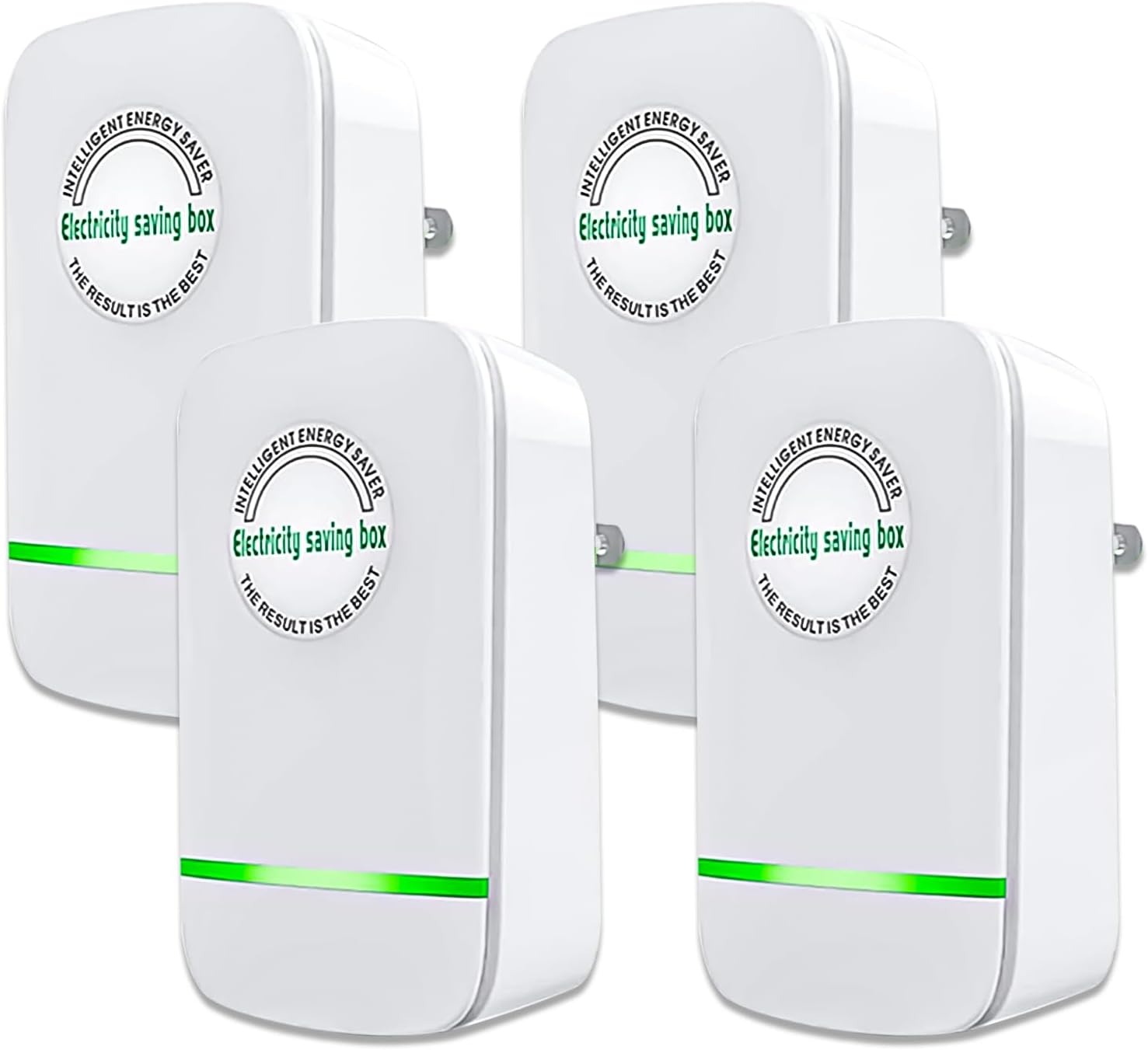 Stop Watt Energy Saving Device, 2025 Stopwatt Energy Saving Device, Intelligent Stopwatt Energy Savers, Pro Electric Saver Power Saver for Reduces Energy Costs, US Plug 90V-250V 30KW 4Pack