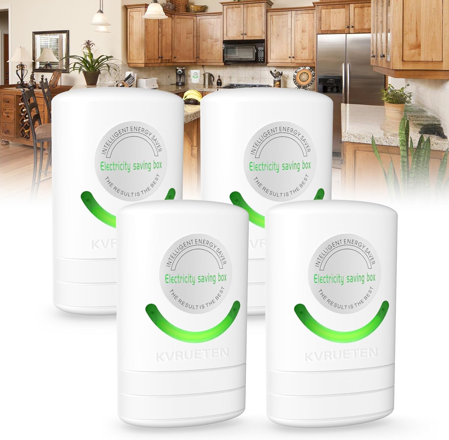 Stop Watt Energy Saving Device, Electricity Saving Box, Power Optimization Device, Energy Conservation Device, Energy Savers Plug-in US Plug 90V-250V 30KW, 4 Pack
